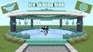 Minecraft  Ice Skating Rink  Tutorial [upl. by Zendah]