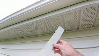 Installing security cameras under eave with vinyl soffit [upl. by Findley]