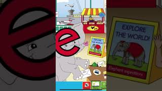 Letterland Alphabet Phonics  Letter E  Eddie Elephant  Education Kids Learning ABC [upl. by Kunkle]