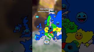 How safe is your country from floods europe map geography mapping edit flag history shorts [upl. by Htebaile]