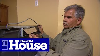 How to Install a Microwave Hood with Exhaust Fan  This Old House [upl. by Anih]