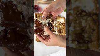 Heaven in each bite of these S’MORES Chocolate Chip Cookie Bars OOEY GOOEY chocolate  Recipe [upl. by Oakman69]