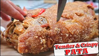 CRISPY PATA  THE SECRET OF COOKING TENDER JUICY amp SUPER CRISPY PATA 超カリカリ Taste to Share  슈퍼 바삭 [upl. by Maeve638]