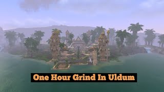 One Hour Grind In Uldum  WhiptailElementium Ore  Gold Farming  WoW Cataclysm Classic  4k [upl. by Natika]