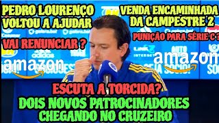 CRUZEIRO PRÓXIMO DE ANUNCIAR DOIS NOVOS PATROCINADORES  CAMPESTRE PEDRO BH E SÉRGIO RODRIGUES [upl. by Ellennaj]