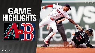 Dbacks vs Red Sox Game Highlights 82524  MLB Highlights [upl. by Nodyarg]