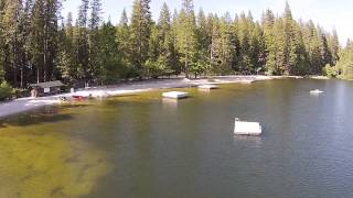 Twain Harte Lake Aerial Drone video [upl. by Ahsercel]