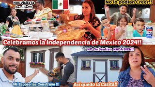 Así Celebramos la Independencia🇲🇽Mi Esposo las Construyó🤩NO Se Sentían NADA bien😰Se DIVIRTIERON🤭 [upl. by Ydnis9]