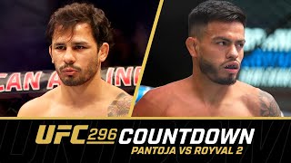 PANTOJA vs ROYVAL 2  UFC 296 Countdown [upl. by Melise]