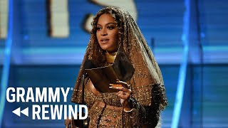 Beyoncé Wins Best Urban Contemporary Album For Lemonade In 2017  GRAMMY Rewind [upl. by Ax289]