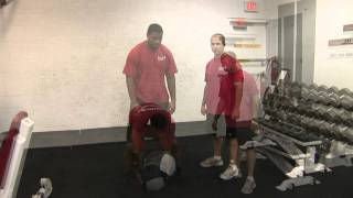 Dryland Circuit for Swimmers  Reverse Scoop Toss [upl. by Arfihs183]