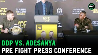 UFC 305 Dricus Du Plessis vs Israel Adesanya Press Conference [upl. by Nosde239]