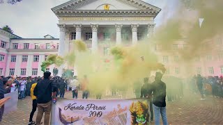 Kerala Piravi19 Flash mob VNMU Ukraine [upl. by Ardnu203]