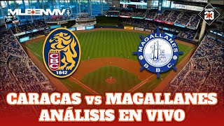 ANÁLISIS CARACAS vs MAGALLANES EN VIVO desde LOANDEPOT PARK en MIAMI Choque de Gigantes DIAMANTE 23 [upl. by Partridge]