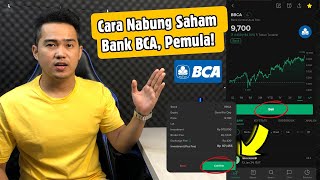 Cara Nabung Saham Bank BCA  Pemula Sampai Paham [upl. by Eisac]