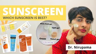 Best sunscreen for face video Best Sunscreen for oily skin type dry skin Best Sunscreen in India [upl. by Haikezeh]