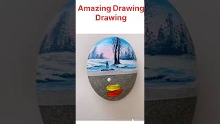 Stone drawing shortvideo shorts drawing [upl. by Llenoj898]