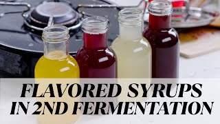 Making Fruit Syrups for Homemade Kombucha and Cocktails [upl. by Sukul]