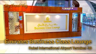 Emirates Business Lounge  Dubai International Airport Terminal 3 Concourse B [upl. by Honig300]