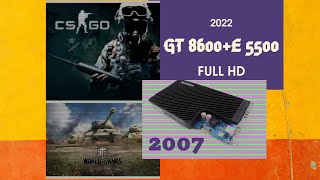 GT 8600  Pentium E5500  DDR22022г [upl. by Annmarie]