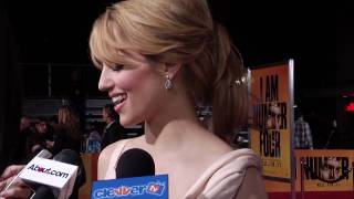 Dianna Agron Interview I Am Number Four Movie Premiere [upl. by Enneirdna]