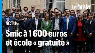 Smic à 1600 euros école chômage retraites les mesures annoncées par le Nouveau Front Populaire [upl. by Aritak]