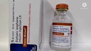 Human mixtard 3070 insulin injection review in tamil  uses  side effects  and more [upl. by Dnyletak]