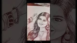 Marjaavan movie drawing ❤️‍🩹❤️‍🩹 song marjaavaan art drawing painting artist [upl. by Walter]