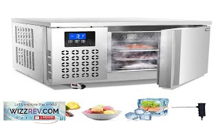 80L Commercial Blast Freezer 3 Trays Blast Chiller Chest Seafood Ice Cream Review [upl. by Eyk452]