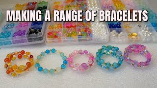 Make Bead Bracelets with me Using my latest Beebeecraft Bead Haul [upl. by Falcone557]