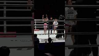 Islay Erika Bomogao gets debut decision win at ONE Friday Fights 86 onelumpinee [upl. by Broucek56]