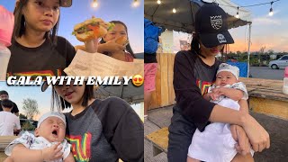 VLOG A DAY IN OUR LIFE  WENT OUT TO EAT 🌥️💖  ERICA AHERN [upl. by Panthia]