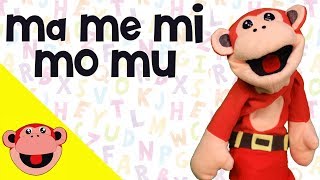 Sílabas ma me mi mo mu  El Mono Silabo  Videos Infantiles  Educación para Niños en Español [upl. by Brynn]