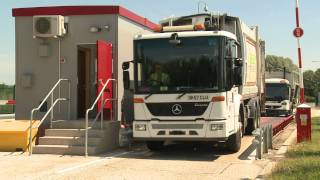 Driver operated weighbridge system at a WRG waste transfer station [upl. by Muraida76]