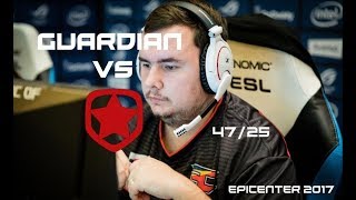 CSGO POV  Faze GuardiaN 4725 vs Gambit  EPICENTER 2017 [upl. by Ramsden]