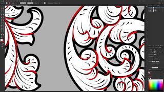 Hand Drawn Vector Scroll Art for Laser Engraving  Design Bundle by Fragout Firearms [upl. by Catarina]