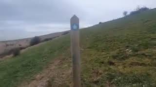 My 35 Mile Hike Over The Downs Part 4 Beeding Hill and Truleigh Hill [upl. by Randie]