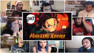 Tanjiros Hinokami Kagura Enbu  Demon Slayer  Kimetsu No Yaiba Reaction Mashup [upl. by Dranoel689]