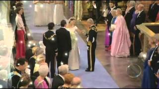 Kronprinsessan Victorias BröllopCrown Princess of Sweden Wedding part one [upl. by Jat]