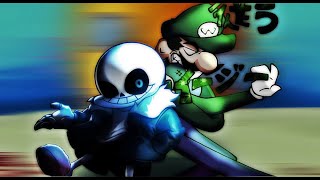 FNF Mashup Remake Sans vs Weegee Anchored V2 x Sansational [upl. by Mctyre]