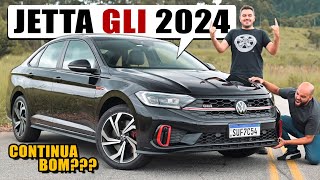 VOLKSWAGEN JETTA GLI 2024 o sedan esportivo continua bom Vale quase 250 mil reais [upl. by Atteinotna]