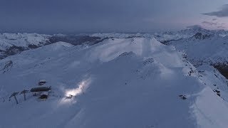 Les backstages  On monte en dameuse avec Eric  Les Menuires [upl. by Emogene]