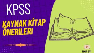 KPSS Kaynak Önerileri2022 KPSS Kitap Tavsiyeleri [upl. by Siward]