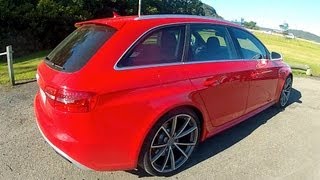 2013 Audi RS 4 Avant 0100kmh and acceleration [upl. by Nos154]