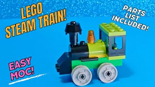 Lego Steam Train Little green version [upl. by Danyelle408]