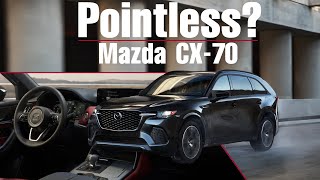 Mazda Disappoints By Releasing A Rebadged CX90 Without a Third Row  2025 Mazda CX70 Full Details [upl. by Armilla]