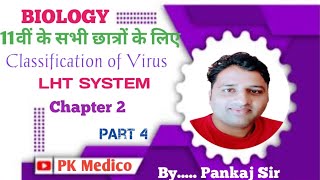 Classification of Virusclass 11 Biology  by PANKAJ SIR [upl. by Aimekahs]