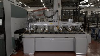 Salvagnini laser automation ADB compact destacker for automatic loading [upl. by Samau]