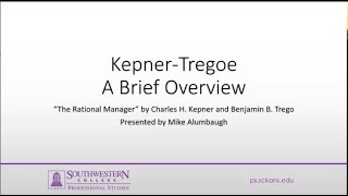 KepnerTregoe A Brief Overview and QampA [upl. by Linneman793]