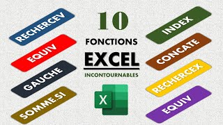 Maîtrisez Excel  10 Fonctions Essentielles [upl. by Cresa]